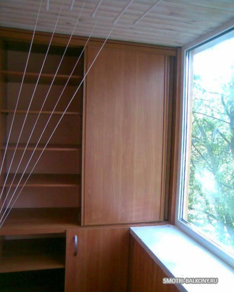 Как сделать шкафчики на балкон: отличные идеи