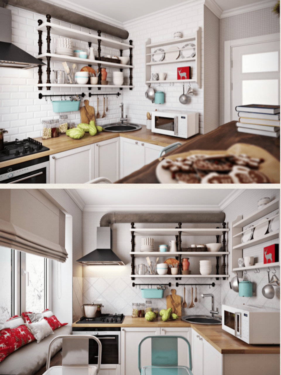 Кухня 6 кв. м: оригинальные дизайнерские решения