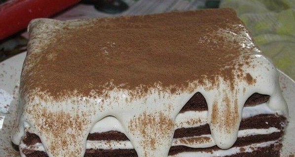 Шоколадно-творожный торт: полезный десерт!